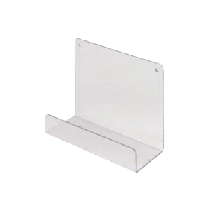 Transparente Wandhalterung aus Acryl für AED