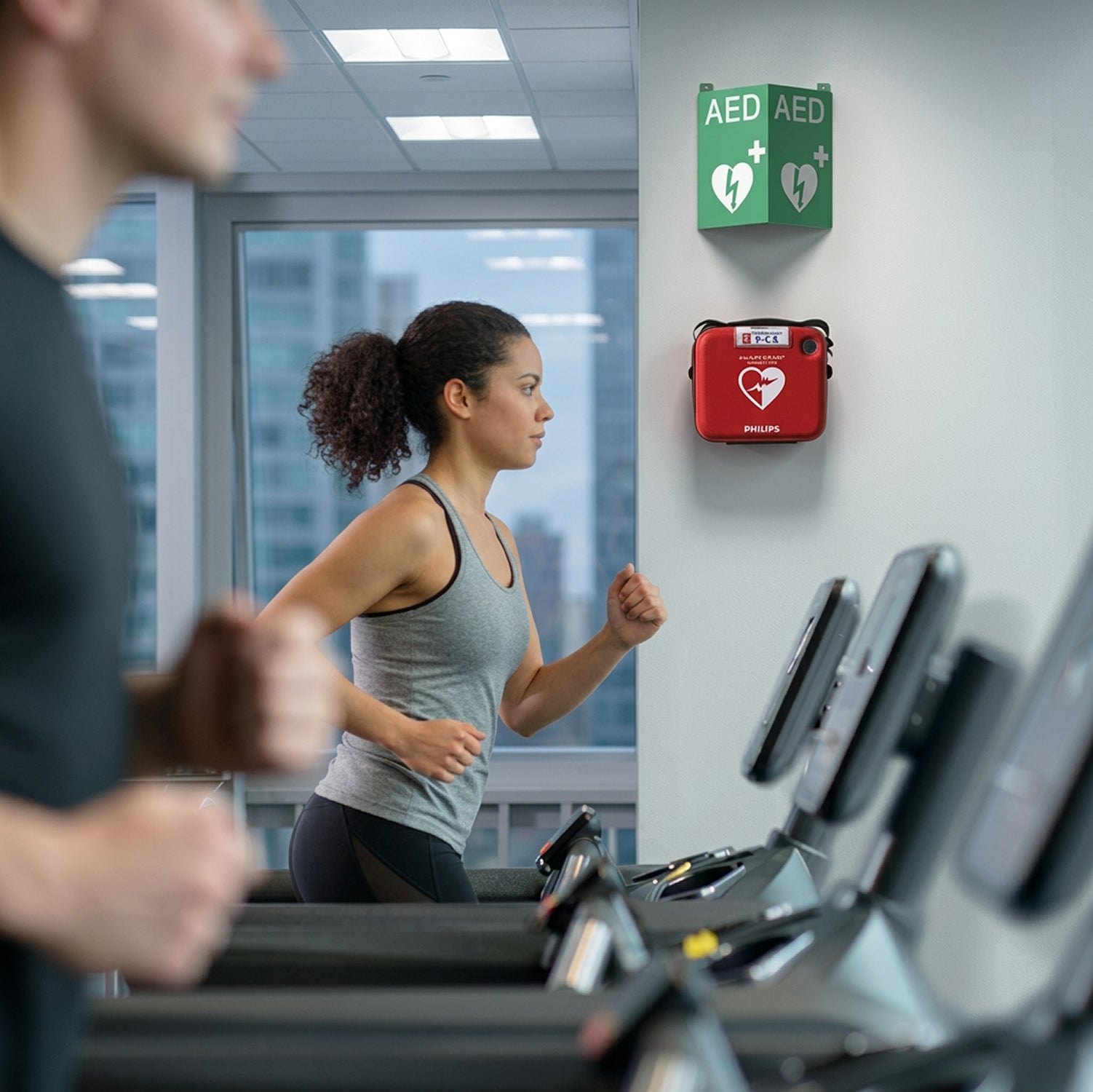 Im Fitnessstudio
